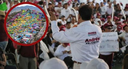 Andrés Velázquez reafirma compromiso con familias de barrios altos en Pachuca