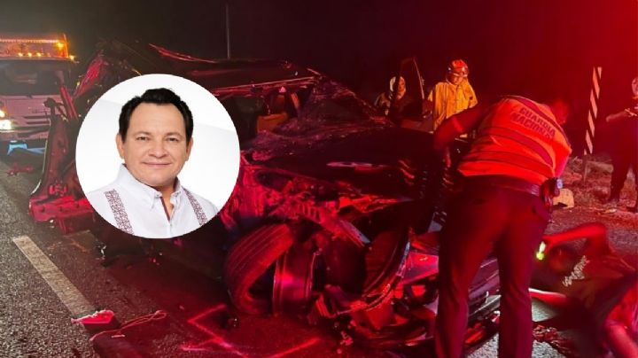 Equipo de Huacho Díaz, candidato de Morena en Yucatán, sufre accidente y hay lesionados