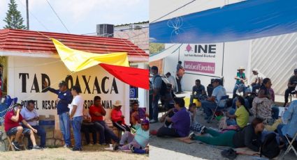 CNTE de Oaxaca arrecia amenazas contra INE, bloquea Junta Local