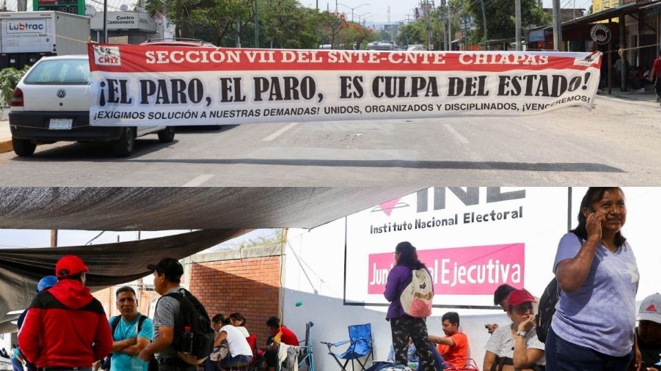 La CNTE impedirá la instalación de 20 casillas en Tuxtla Gutiérrez