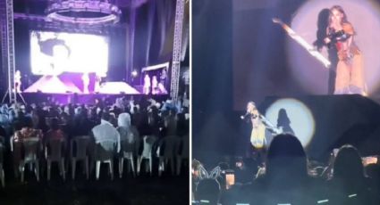 Danna Paola recibe críticas por no llenar concierto en Ecuador