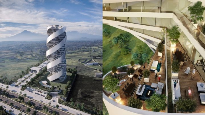 Torre Helea: Así se ve el lujoso edificio 360 grados de Puebla | FOTOS