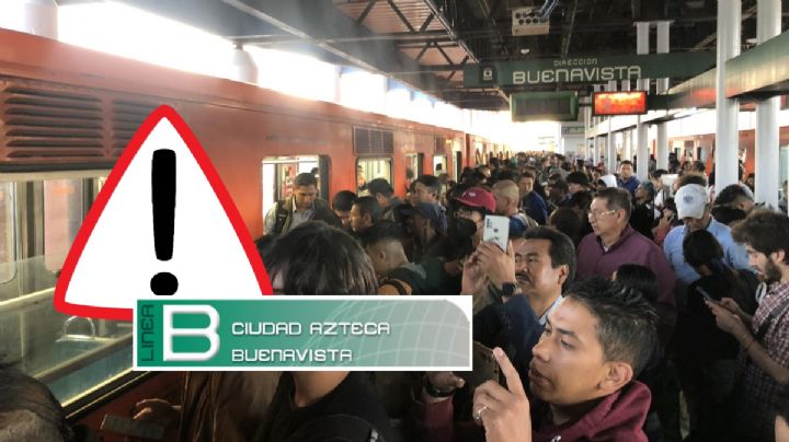 METRO CDMX: Línea B colapsada, presenta retrasos severos en estas estaciones