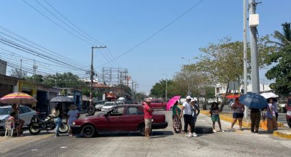 15 días sin luz: bloquean JB Lobos por falta de luz en Veracruz hoy sábado 1 de junio
