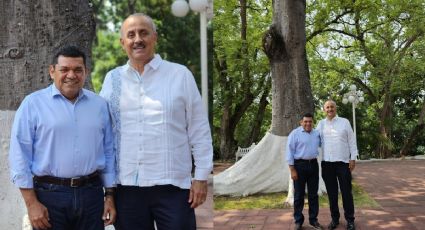 Javier May y Carlos Merino se reúnen para transición de gobierno