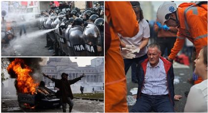 Disturbios y violencia en Argentina por discusión de Ley Bases