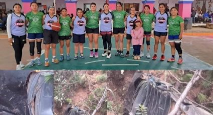 Tragedia en Oaxaca: Equipo de basquetbol femenil sufre accidente y mueren 3 jóvenes
