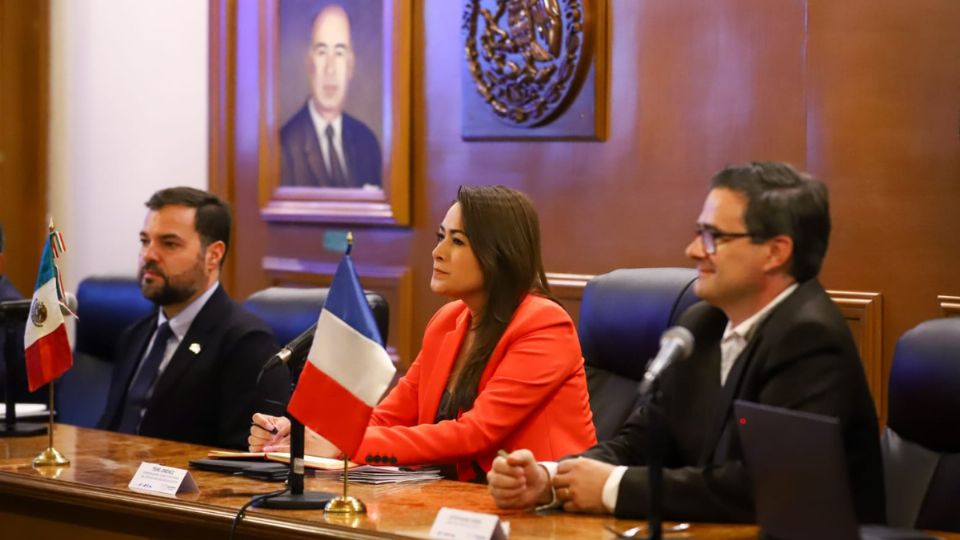 La gobernadora de Aguascalientes se reunió empresarios franceses