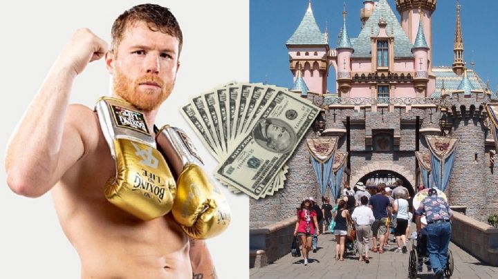 Esta fue la millonada que gastó el Canelo Álvarez en Disneylandia