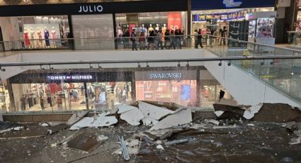 Parque Lindavista: lluvias causan daños en la plaza comercial