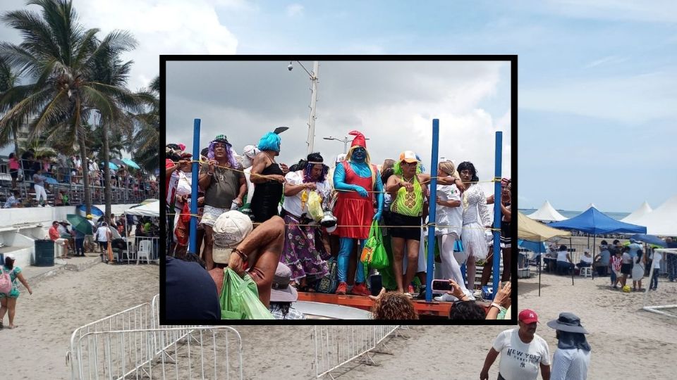 Así se vivió el 'Solteras vs Casadas', juego que anuncia el Carnaval de Veracruz