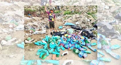 Sacan una tonelada de basura de playas de Coatzacoalcos en campaña de limpieza