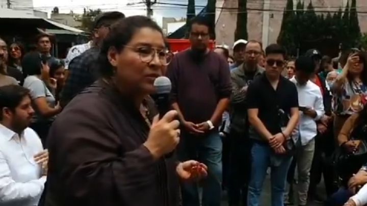 Trabajadores del Poder Judicial revientan foro que conducía la ministra Lenia Batres