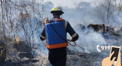 Debido al aumento de incendios en Emiliano Zapata, se invita a denunciar a quienes provoquen