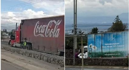 Tráiler y camión usan rampa de emergencia en la “bajada de la muerte” de Tulancingo; hay tráfico por retiro
