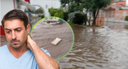 Lluvias en Pachuca dejan a persona sin dormir: se llevan su colchón | VIDEO