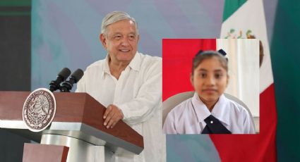 Andrea, estudiante de Papantla, se reunirá con el presidente López Obrador