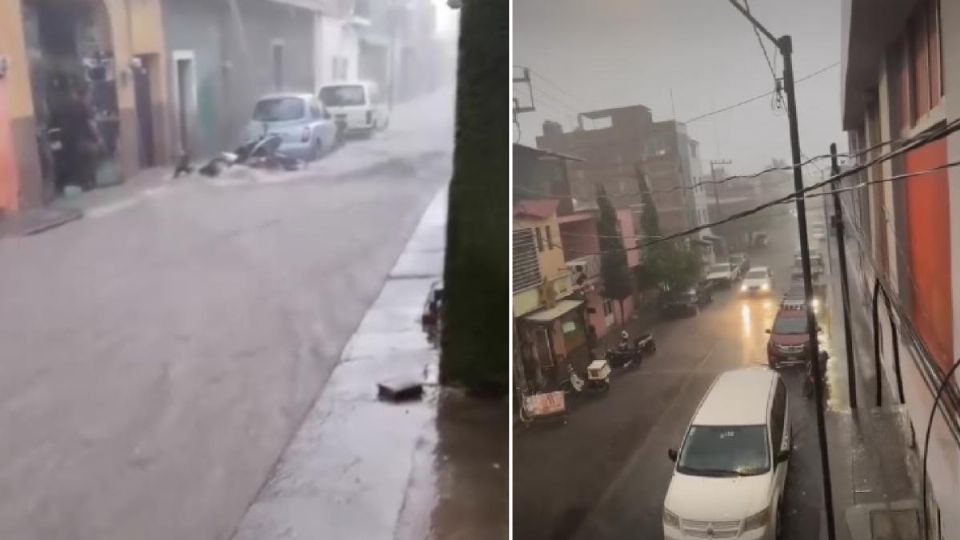 Lluvias fuertes ayer en Uriangato y Moroleón.