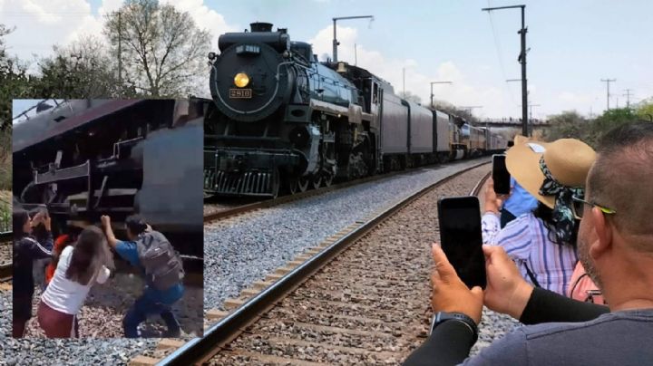 Mega tren que cruzó por Guanajuato mata a mujer que se quería tomar una selfie