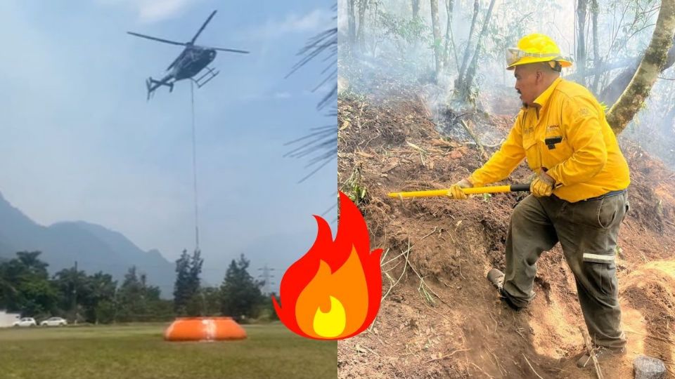 Fuerzas de tarea atienden 17 incendios forestales en Veracruz