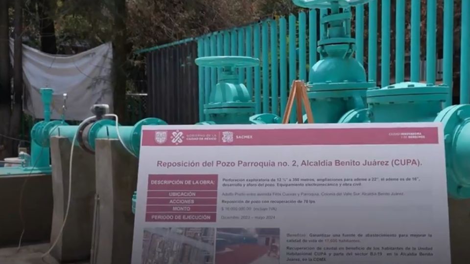 Agua contaminada: Sacmex presume pozos en Benito Juárez y Miguel Hidalgo