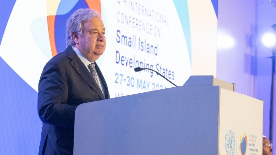 António Guterres adviritó que la crisis climática tendrá un costo de 38 billones de dólares para el año 2050