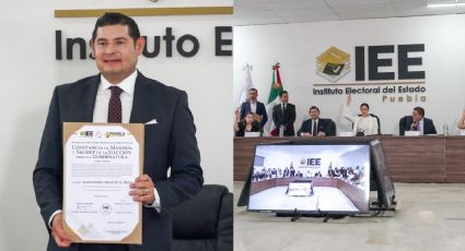 Alejandro Armenta recibe constancia de mayoría, ahora es gobernador electo de Puebla