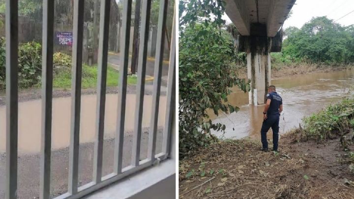 Conagua alerta sobre el ascenso del río Jamapa en El Tejar