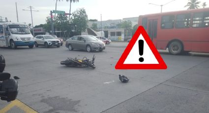 Muere trabajador de Chedraui tras accidente con volteo en Díaz Mirón de Veracruz