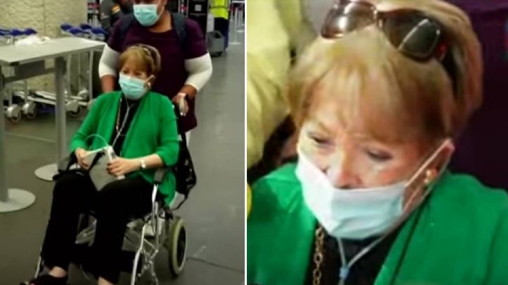 Lolita Ayala es captada con oxígeno y en silla de ruedas: Me tienen que volver a operar y ya no quiero