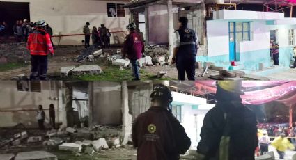 “Bomba china” explota en iglesia de Puebla y tumba cuarto