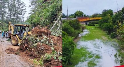 Tormenta Chris: Comunidades en Puebla son afectadas por derrumbe y deslizamiento de tierra