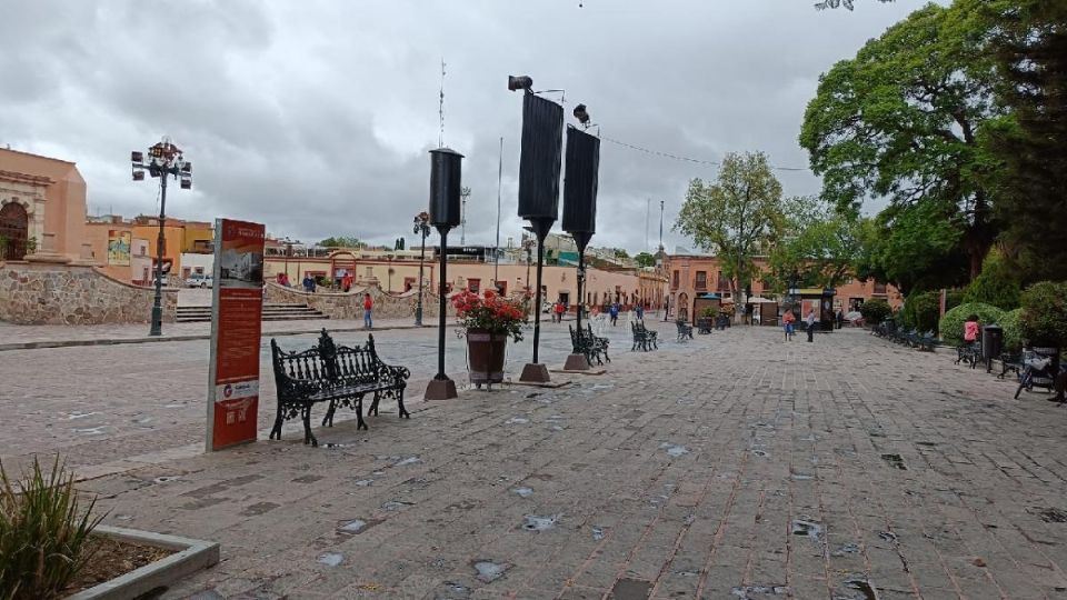 Tarde muy fresca, nublada y con lluvia, ayer en Dolores Hidalgo.