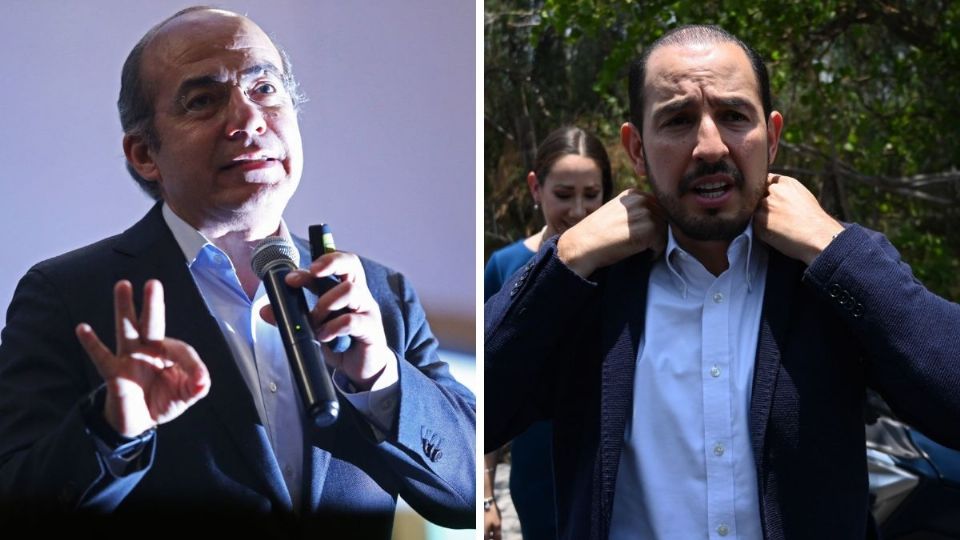 Felipe Calderón y Marko Cortés se pelean en X