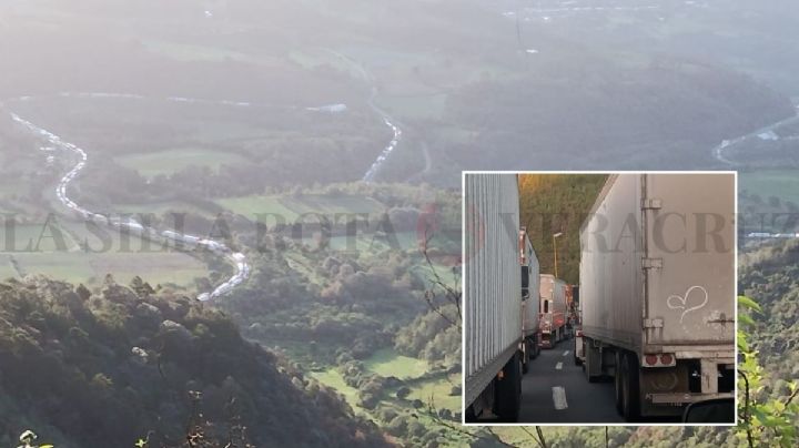 Cierre de autopista Orizaba - Puebla hoy 20 de julio genera fila de 20 kilómetros y esta es la razón