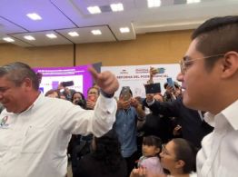 Trabajadores del Poder Judicial y morenistas se enfrentan en Congreso de Guanajuato