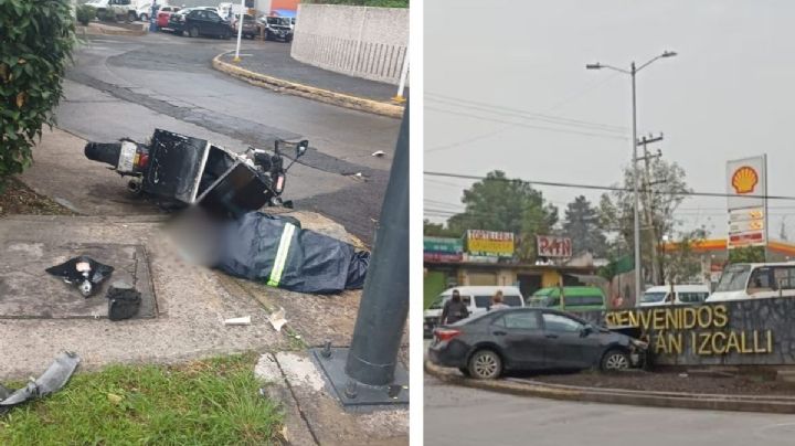 Viernes de accidentes en CDMX y Edomex: hay 1 motociclista muerto y 1 mujer herida