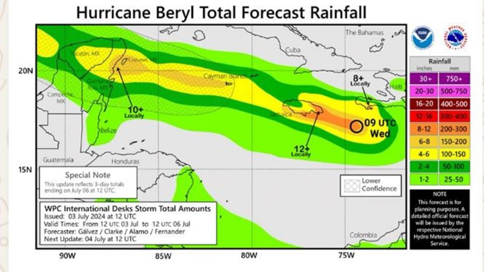 Huracán Beryl: Jamaica en estado de emergencia y toque de queda