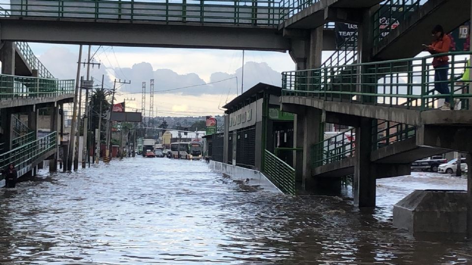 Precaución Ecatepec presenta inundaciones