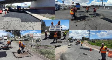 Gobierno de Hidalgo inicia bacheo en carreteras de la zona metropolitana Pachuca