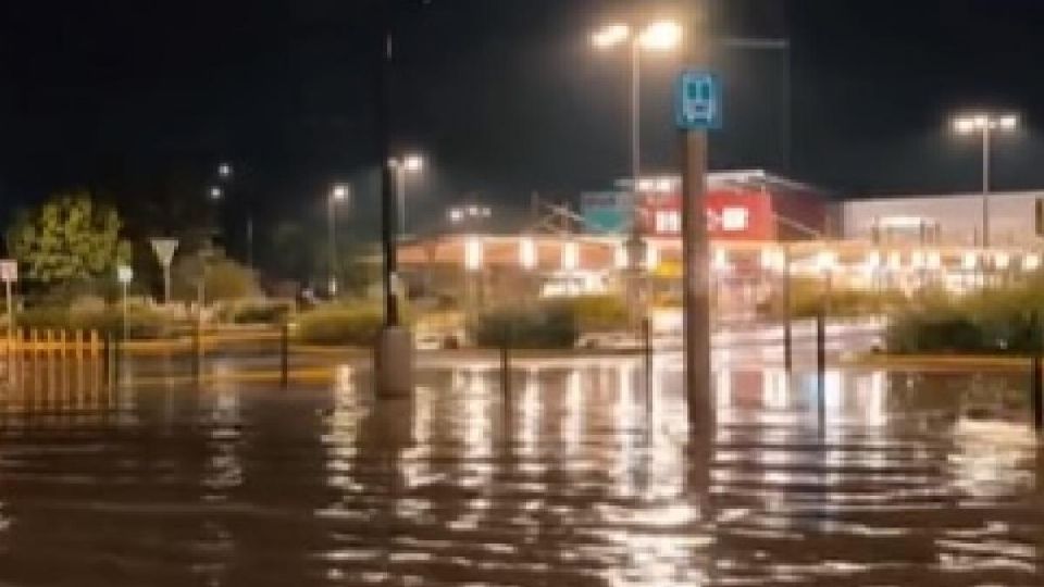 Llovió fuerte ayer en Irapuato.