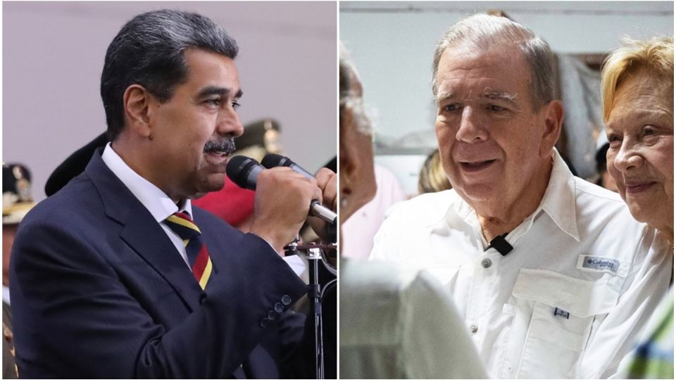 Nicolás Maduro y Edmundo González Urrutia, candidatos a la presidencia de Venezuela.