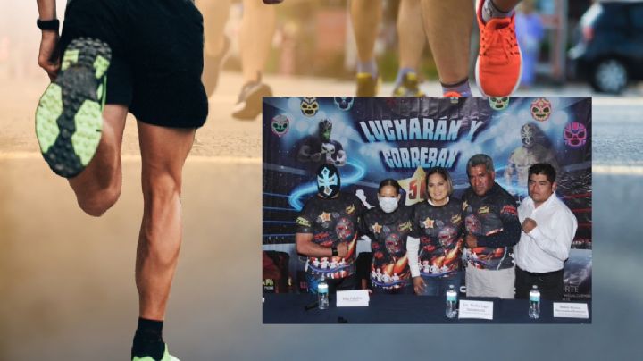 Presentan evento deportivo Lucharán y Correrán 5k, Sin Límite de tiempo; de esto trata