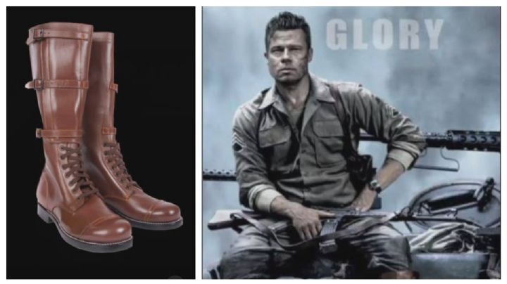 Orgullo leonés: Estas son las botas que eligió Brad Pitt para Corazones de Hierro