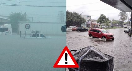 Lluvia en la ciudad de Veracruz deja calles y colonias inundadas este 9 de julio