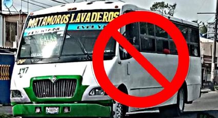 Esto sabemos de la desaparición de la ruta de transporte público Matamoros – Lavaderos