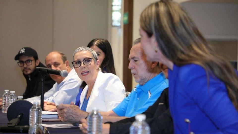 Durante la conferencia de prensa llevada a cabo el domingo reveló que no se registrará como candidata de la Dirigencia del Comité Directivo Estatal ante un proceso que carece de legalidad.