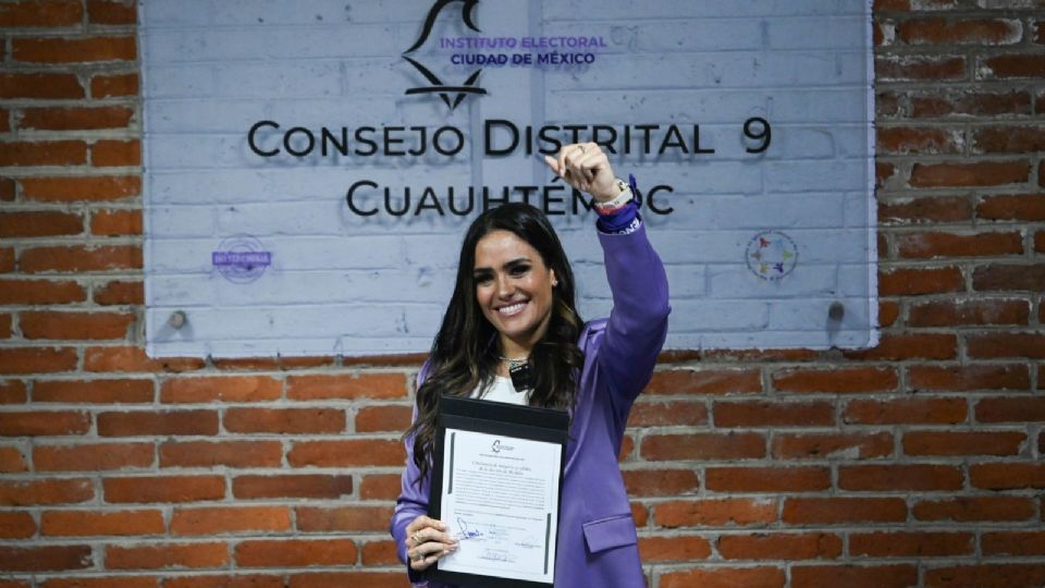 Alessandra Rojo de la Vega sería alcaldesa de Cuauhtémoc