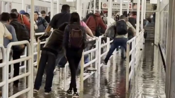 Metro CDMX: Los impresionantes videos de inundaciones por la lluvias