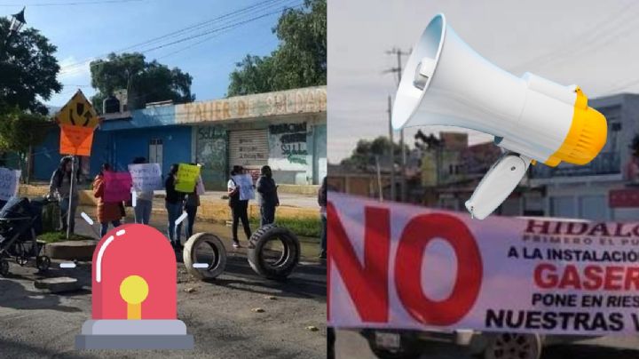 Bloqueos carreteros este martes en Ajacuba y Tizayuca